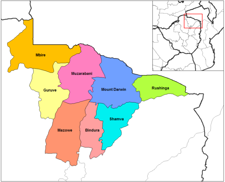 Darwin Rural Map Mt. Darwin tribes and their origins – Zimtribes